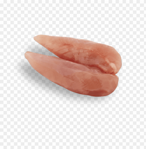 raw chicken Clean Background Isolated PNG Character