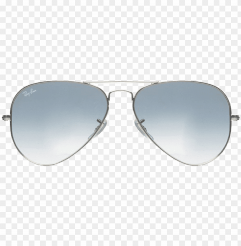ray ban aviator silver blue PNG design elements