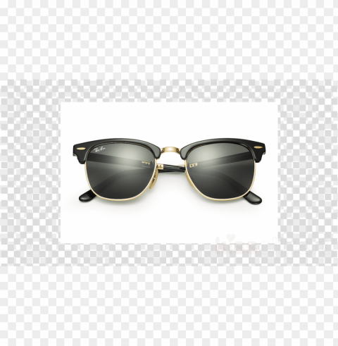ray ban clubmaster foldingray ban clubmaster PNG Graphic with Transparent Isolation