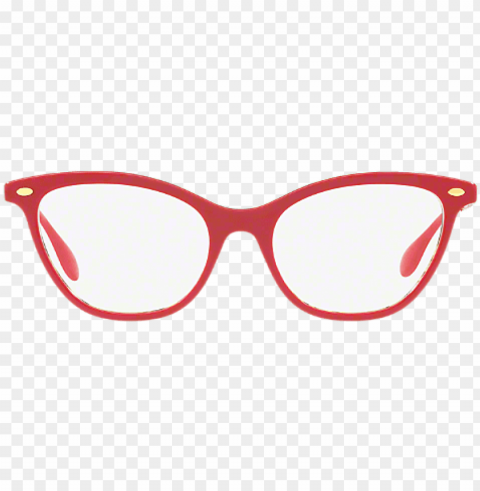 ray ban red cat eye glasses PNG files with no backdrop required