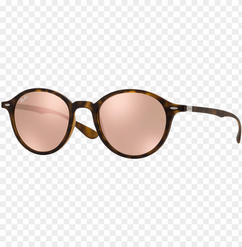 ray ban round liteforce unisex sunglasses lenses pink PNG transparent images for websites PNG transparent with Clear Background ID 915cb9d2