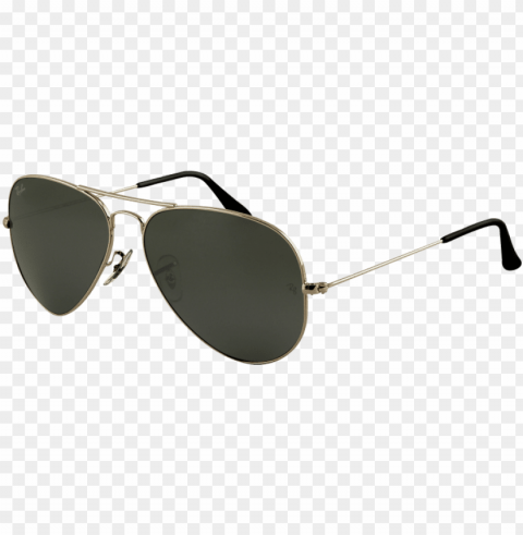 rayban aviator gunmetal frame Isolated Subject in HighQuality Transparent PNG