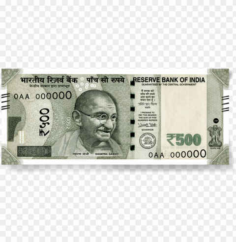 Rbi - New 500 Rupee Note Chi PNG Transparent Graphics Comprehensive Assortment