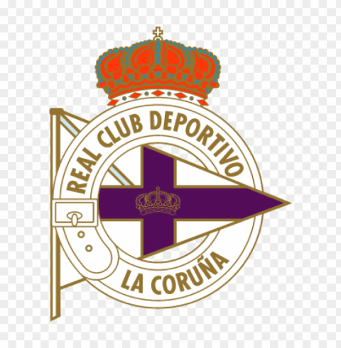 rc deportivo la coruna vector logo Isolated Design Element in Transparent PNG