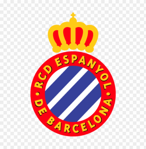 rcd espanyol de barcelona vector logo Isolated Graphic on Clear PNG