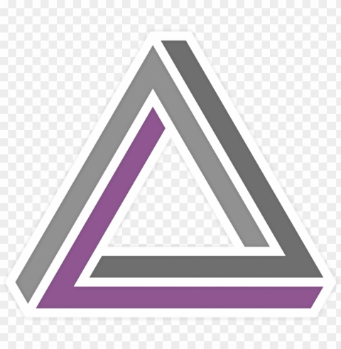 reach-triangle - penrose triangle logo Clear Background PNG Isolation
