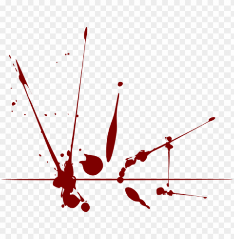real blood spla - paint blood splash vector PNG Image with Isolated Graphic