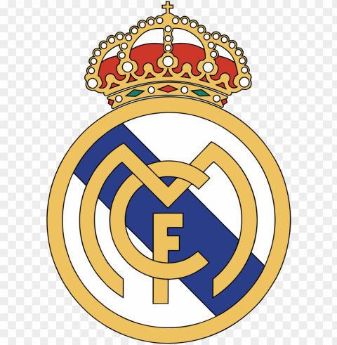 real madrid c f logo - logo real madrid cdr PNG transparent pictures for editing