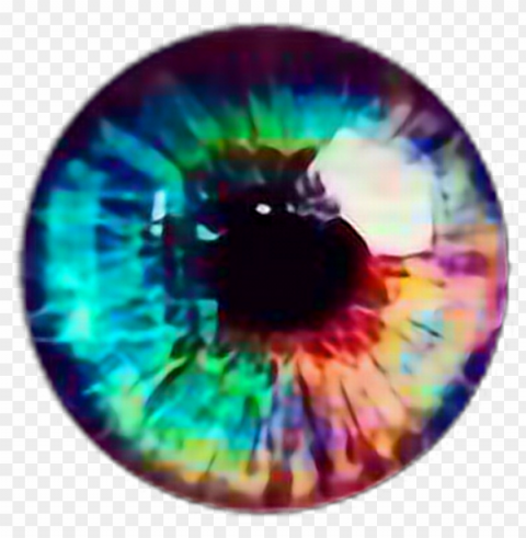 real rainbow eye color Free PNG images with alpha transparency comprehensive compilation