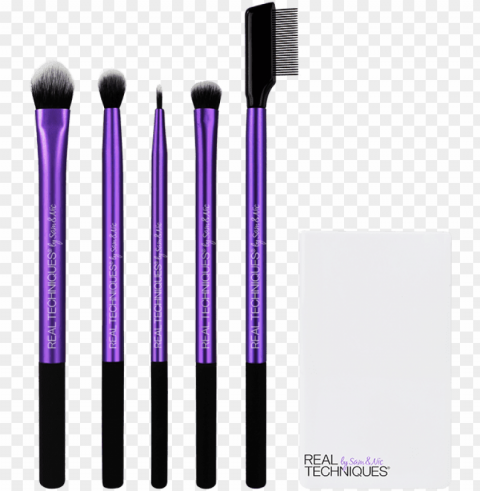 real techniques enhanced eye brush set Isolated Design Element in HighQuality PNG