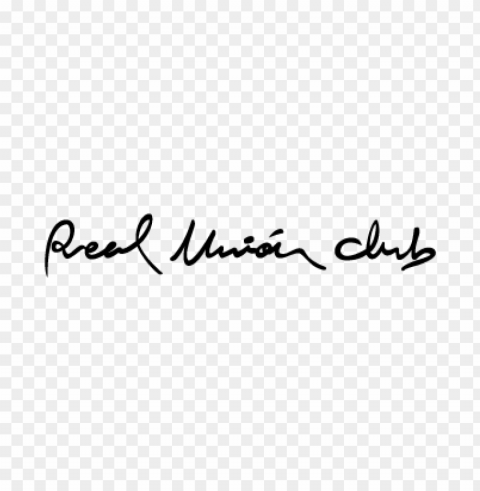 real union club vector logo Isolated Artwork with Clear Background in PNG