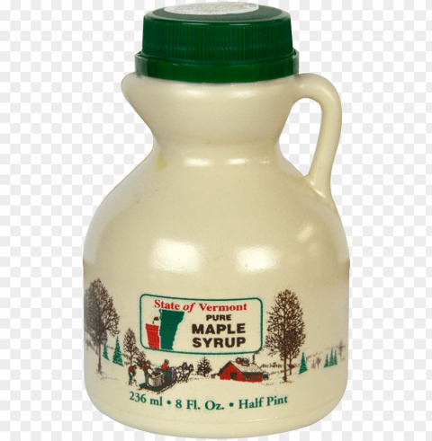 real vermont maple syrup - wood's vermont maple syrup company 100% pure maple Isolated Object in Transparent PNG Format