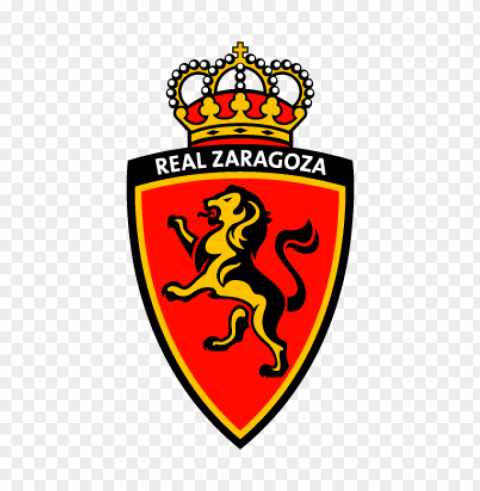 real zaragoza 2009 vector logo Isolated Design Element in Clear Transparent PNG