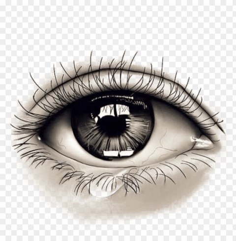 realistic eye tattoo simple Transparent PNG images for graphic design