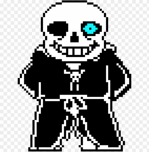 reapertale sans battle sprite Clean Background Isolated PNG Character