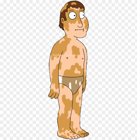 reased up deaf guy - greasy guy family guy PNG images with alpha channel selection