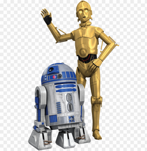 rebels r2 d2 and c 3po - star wars rebels r2d2 Clear Background PNG Isolated Subject