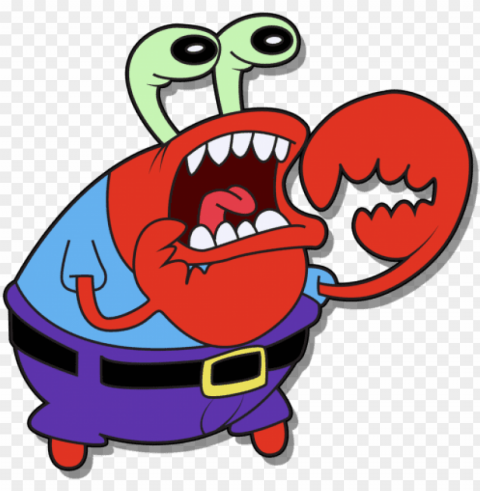 rebloggy funny patrick star quotes - mr krabs Isolated Item in Transparent PNG Format