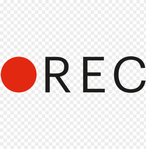 rec - rec logo Isolated Artwork on Clear Background PNG