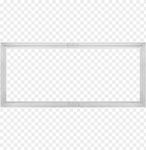 rectangular white frame Transparent PNG Isolated Graphic Detail