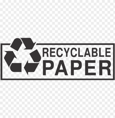 recyclable paper vector logo - recycle symbol PNG with no background required