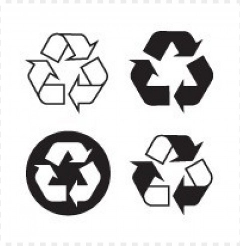recyclable recycling logo vector download free PNG images with cutout