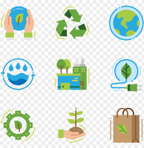 recycle icons - travel vector icon Isolated Object with Transparent Background in PNG