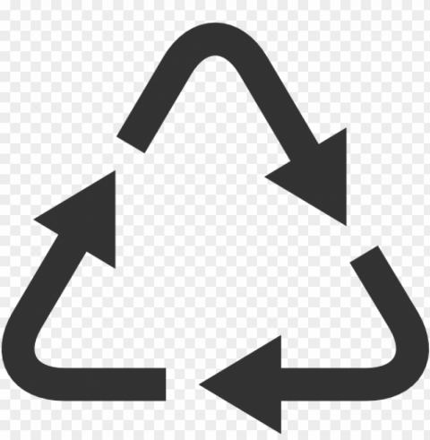 recycle logo free PNG with alpha channel