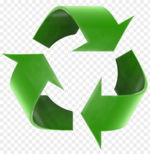 recycle logo transparent PNG with clear overlay