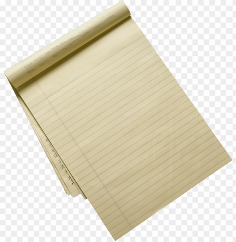 recycled lined paper sheet PNG with clear transparency