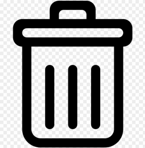 recycling bin vector - delete icon black Isolated Character in Transparent PNG PNG transparent with Clear Background ID 81dd1d5d