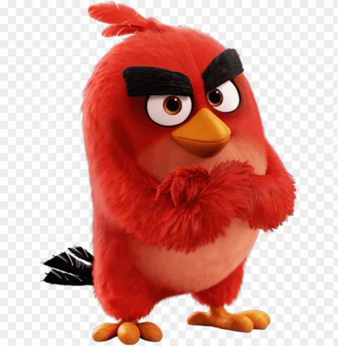 Red Angry Birds HighResolution Transparent PNG Isolated Graphic