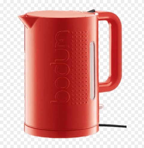red bodum kettle PNG files with no backdrop wide compilation