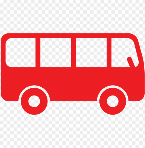 red bus icon png clipart - double decker bus outline No-background PNGs
