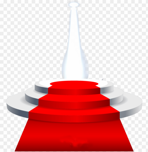 red carpet stage transparent PNG Image with Isolated Graphic Element