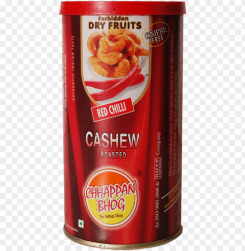 red chilli kaju can - frankfurter würstche PNG Isolated Object with Clarity