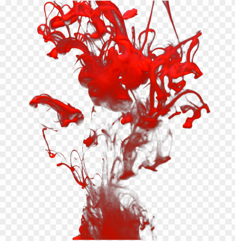 red color painting paint splash effect ClearCut Background PNG Isolation