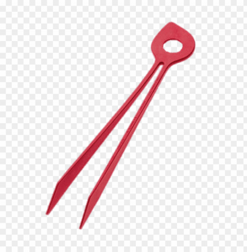 red contemporary tongs Isolated Graphic on HighQuality PNG