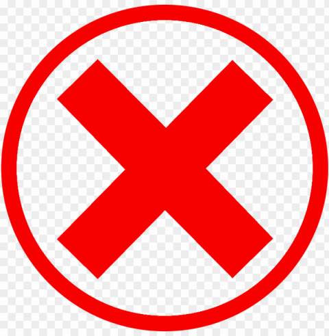 red cross mark - red cross check mark PNG free download transparent background