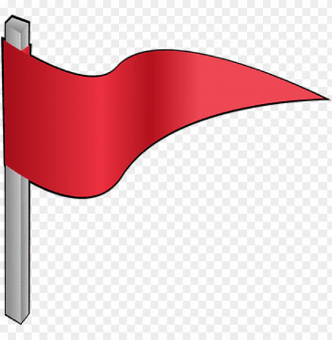 red flag pennon waving pennant - red flag waving gif Free PNG transparent images