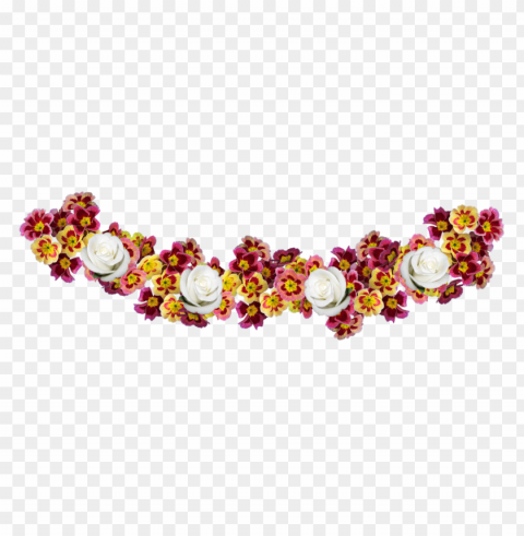 red flower crown transparent PNG Graphic Isolated with Clear Background