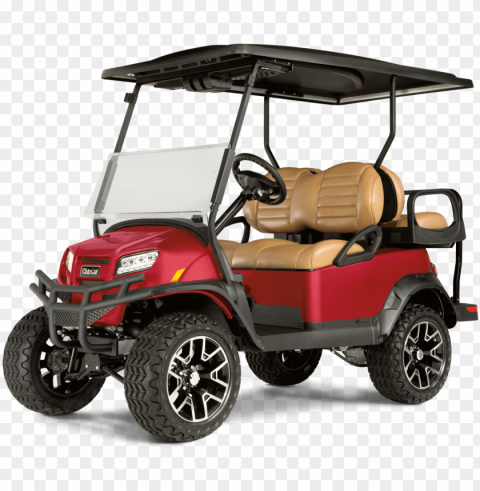 red golf buggy cart car vehicle corner view Free download PNG images with alpha channel diversity
