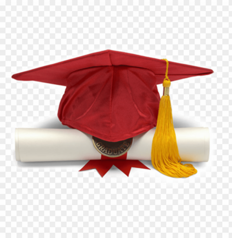 red graduation hat - red graduation cap PNG files with clear backdrop collection