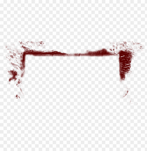 red grunge border Isolated Character on Transparent Background PNG PNG transparent with Clear Background ID 2cbe27e9