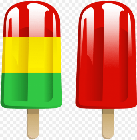 red ice cream clipart - cute frozen treat clip art PNG Image with Transparent Isolation