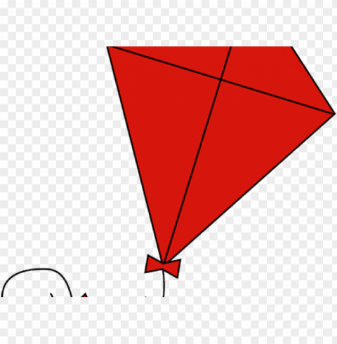 red kitered object - triangle HighResolution Isolated PNG Image