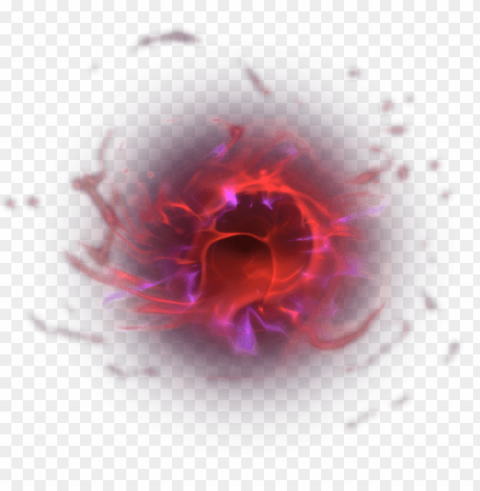 red lightning effect HighQuality PNG with Transparent Isolation