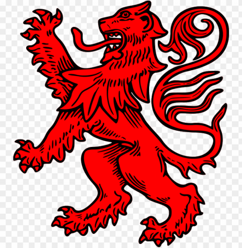 red lion rampant High-resolution transparent PNG images assortment