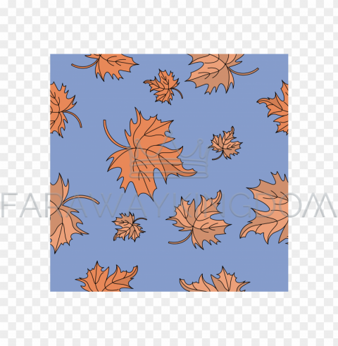red maple leaves autumn seamless pattern vector illustration - maple leaf PNG files with transparency