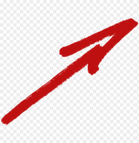 red marker arrow PNG with clear background set